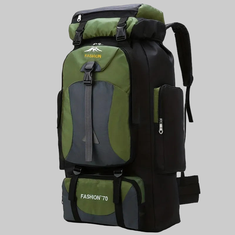 Duży plecak turystyczny 70L – model outdoorowy z regulowanymi paskami