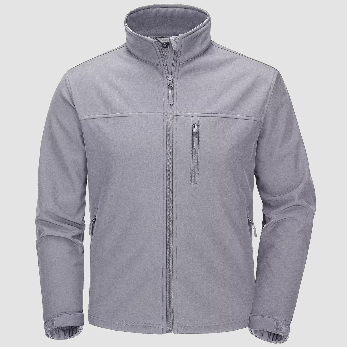 Softshell męski z podszewką z polaru - jasnoszary