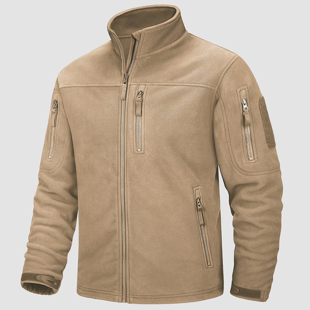 Polar męski taktyczny rozpinany - khaki
