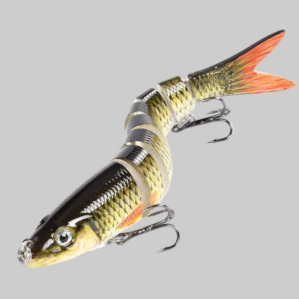 Wieloczłonowe woblery wędkarskie do wody słodkiej i słonej – wolno tonący swimbait