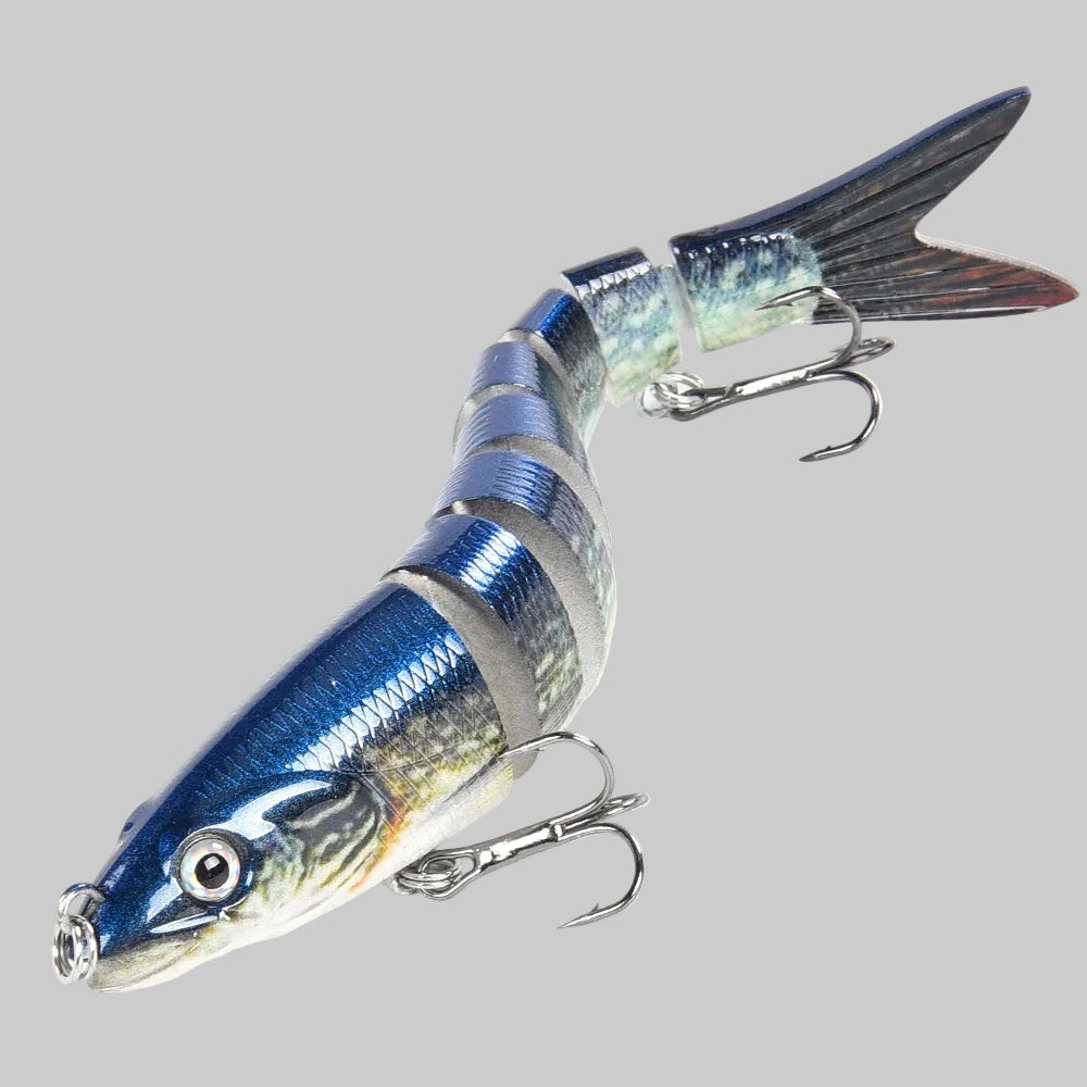 Wieloczłonowe woblery wędkarskie do wody słodkiej i słonej – wolno tonący swimbait