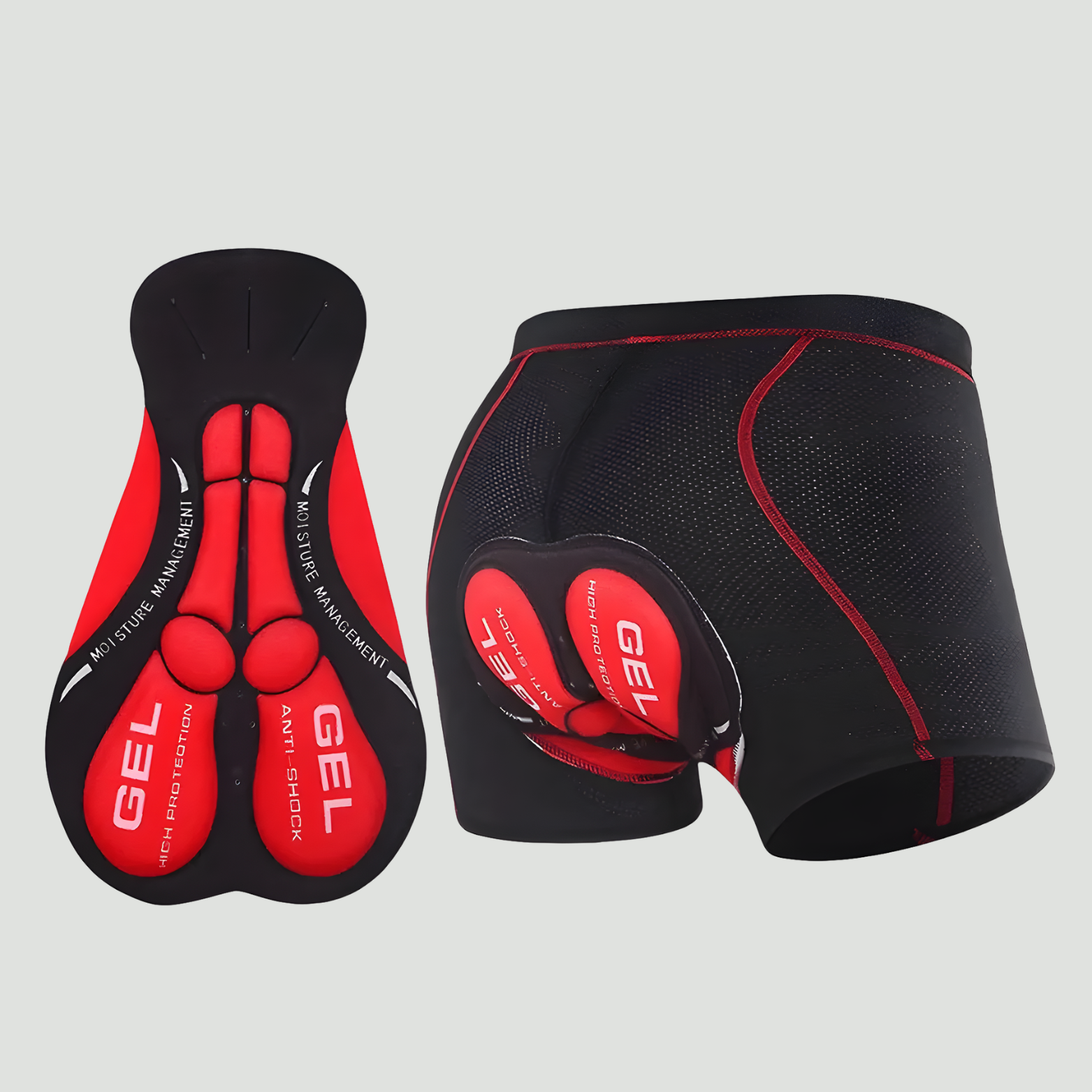Bielizna rowerowa z wkładką żelową – oddychająca, unisex – kolarstwo i outdoor