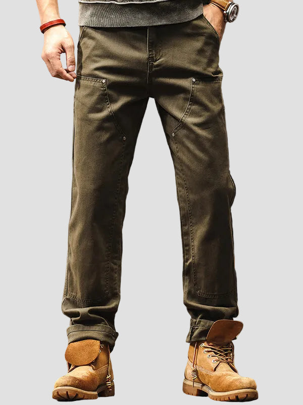 Męskie spodnie cargo użytkowe – prosty krój, gotowe na outdoor