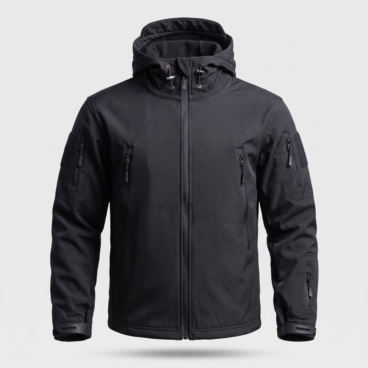 Kurtka softshell męska z polarem – taktyczna - chowany kaptur - do 5XL