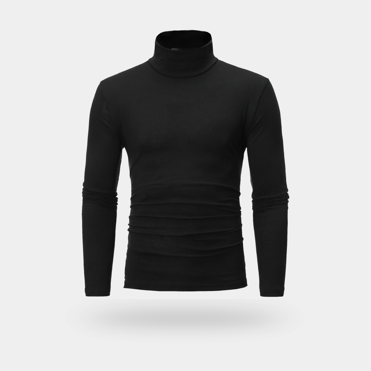 Golf męski slim fit – cienki i rozciągliwy - długi rękaw - 7 kolorów