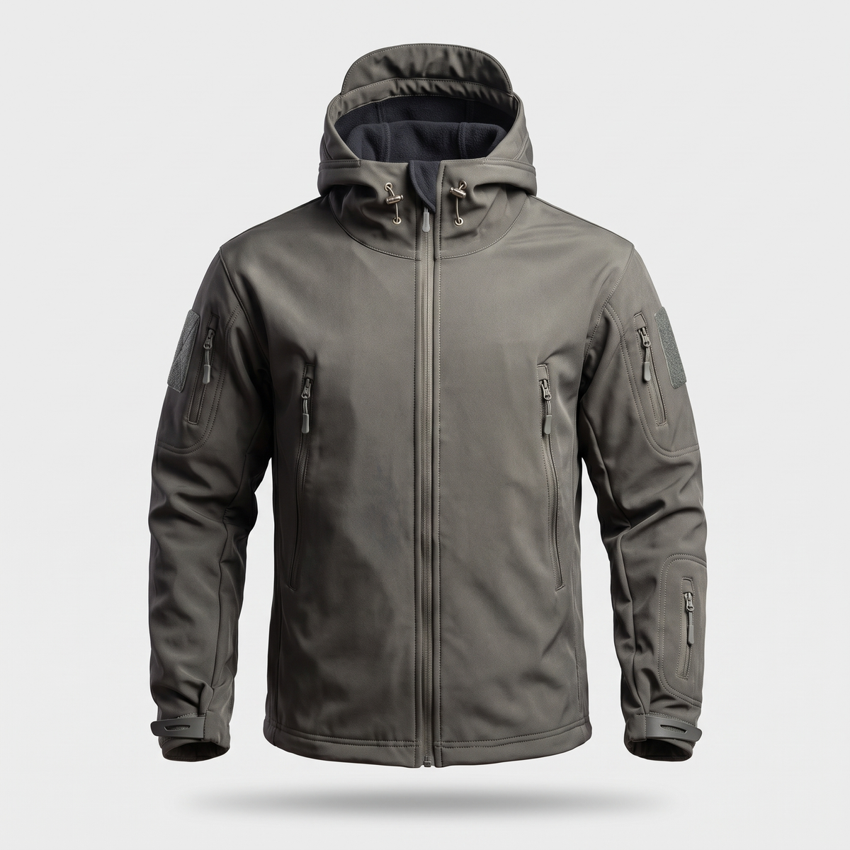 Kurtka softshell męska z polarem – taktyczna - chowany kaptur - do 5XL