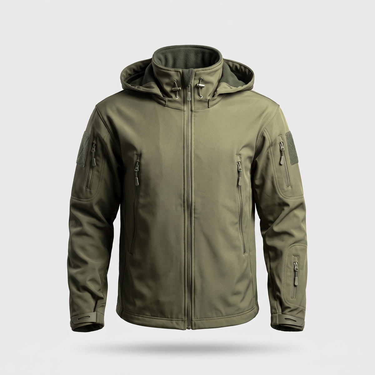 Kurtka softshell męska z polarem – taktyczna - chowany kaptur - do 5XL