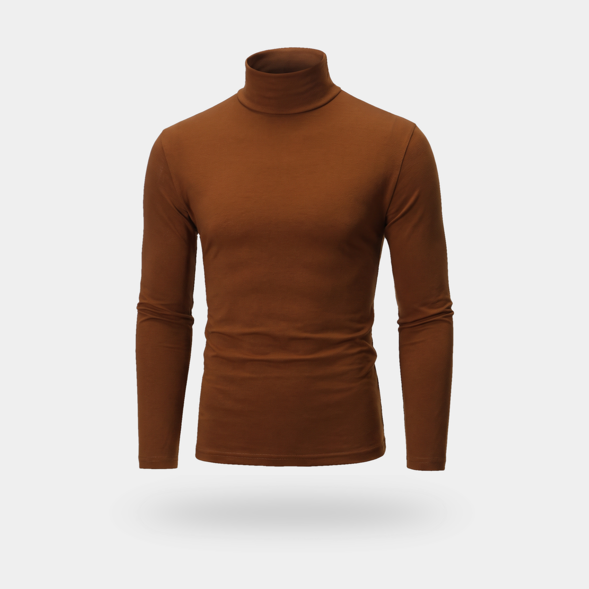 Golf męski slim fit – cienki i rozciągliwy - długi rękaw - 7 kolorów