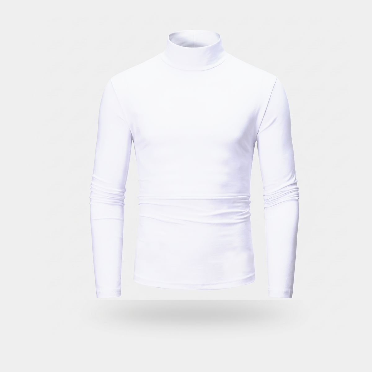 Golf męski slim fit – cienki i rozciągliwy - długi rękaw - 7 kolorów