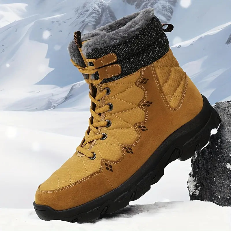 Buty zimowe męskie | Model sznurowany do codziennego użytku