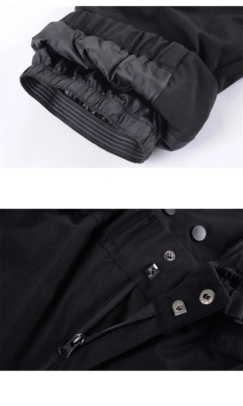 Spodnie zimowe unisex | Model outdoorowy z zamkiem