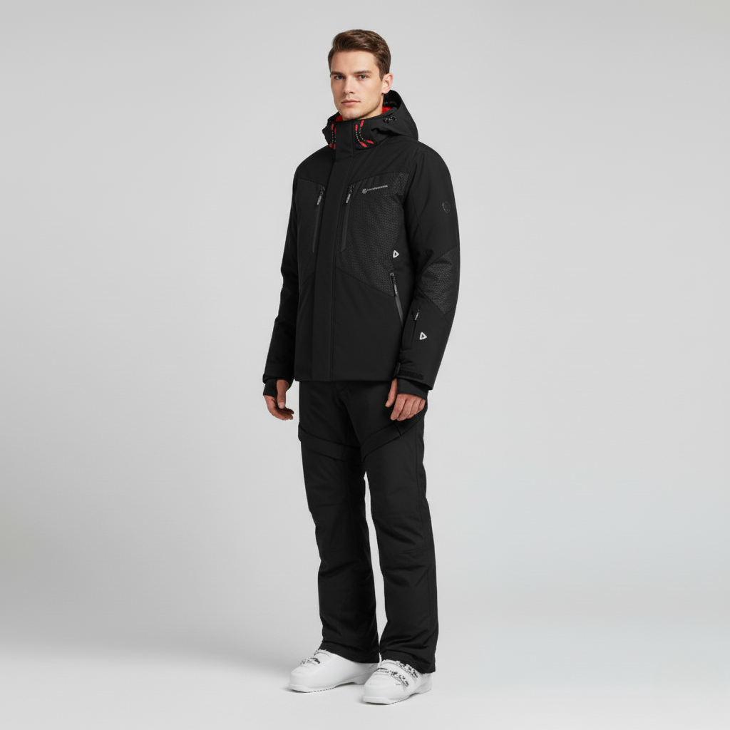 Zestaw narciarski męski | Dwuczęściowy komplet na zimowe aktywności