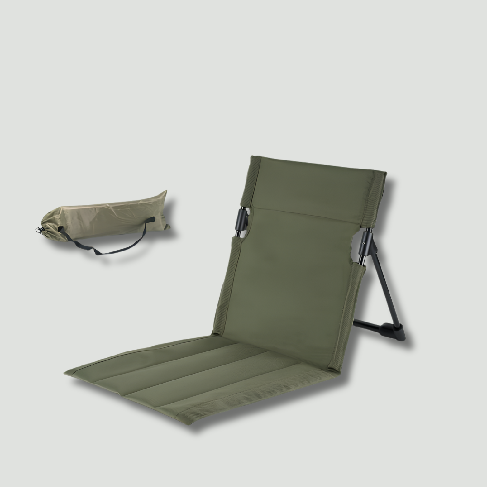 Ultralekkie Aluminiowe Składane Krzesło Kempingowe – Przenośny Fotel Księżycowy na Plażę i Outdoor