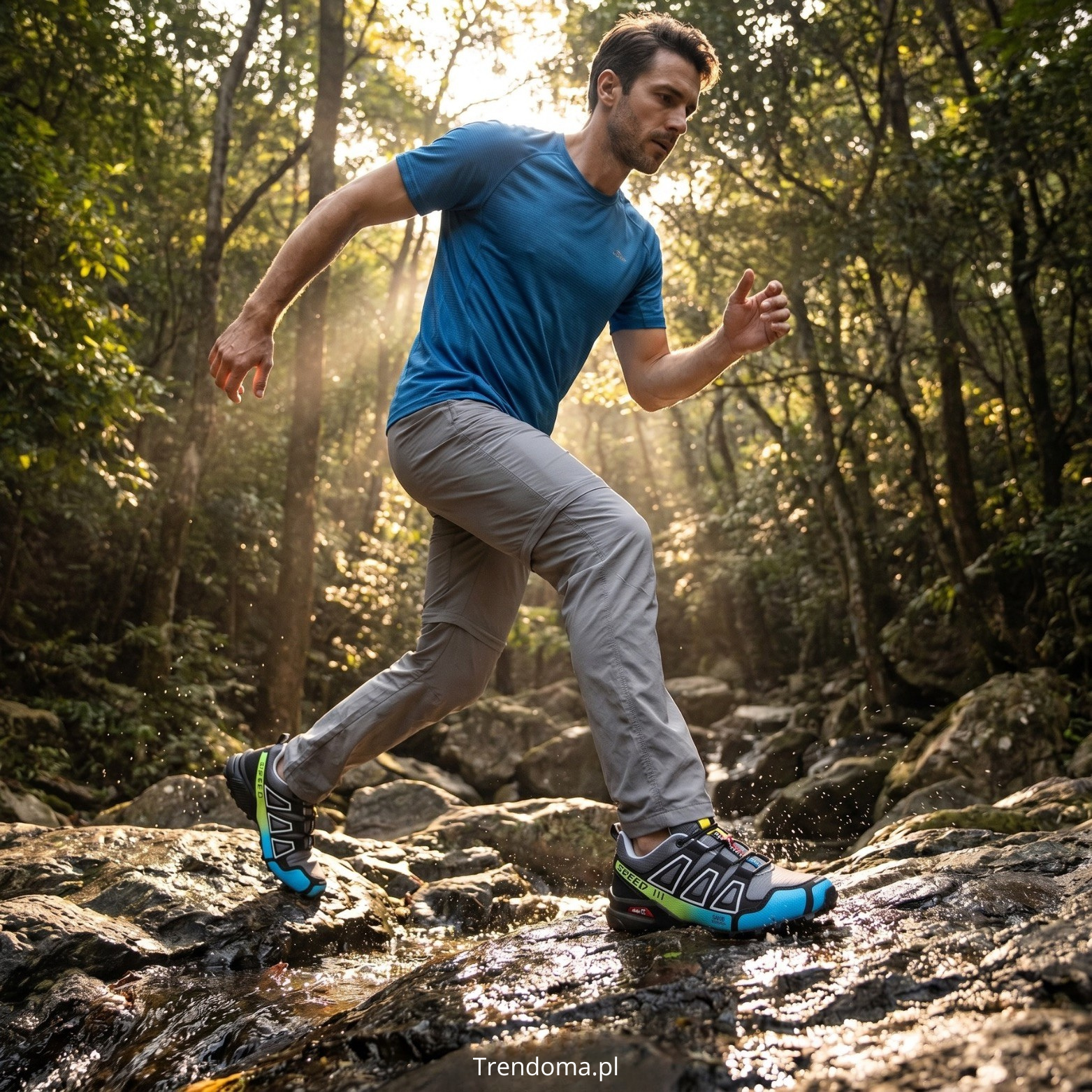Męskie Buty Trekkingowe Antypoślizgowe na Każdy Teren – Buty Outdoor do Chodzenia