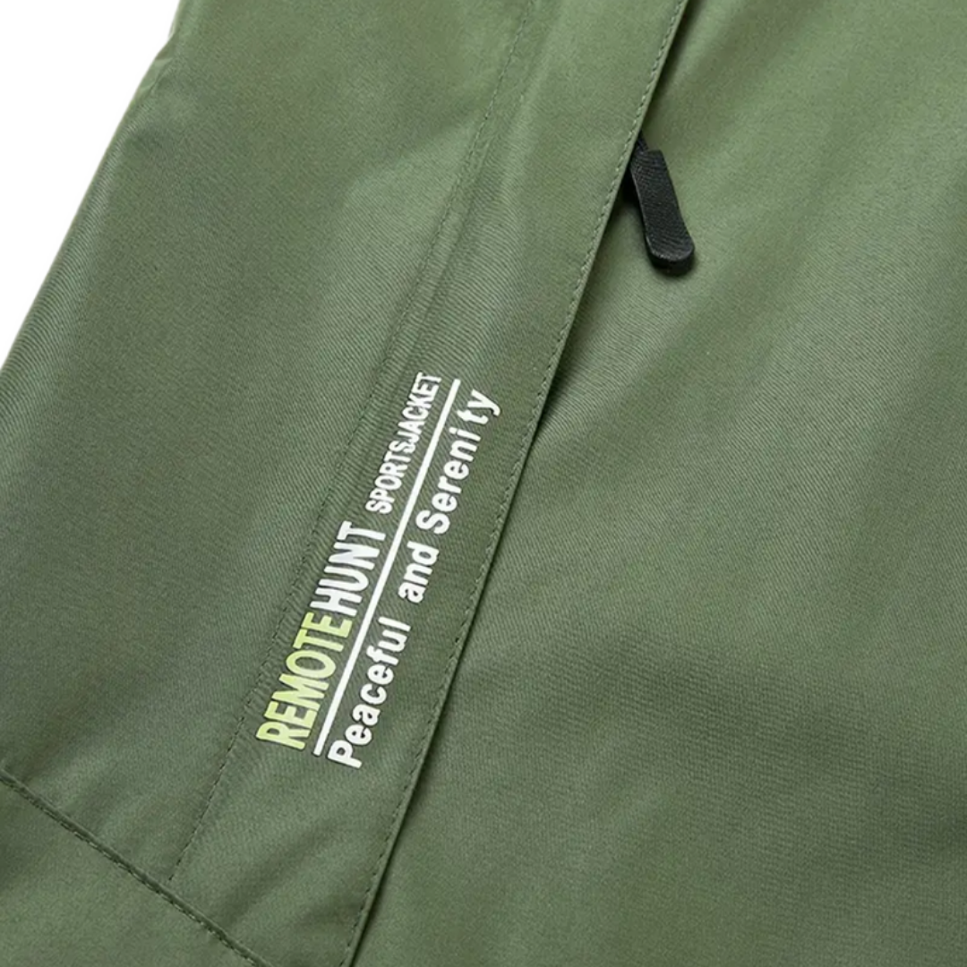 Kurtka męska z kapturem | Model outdoorowy z zamkiem