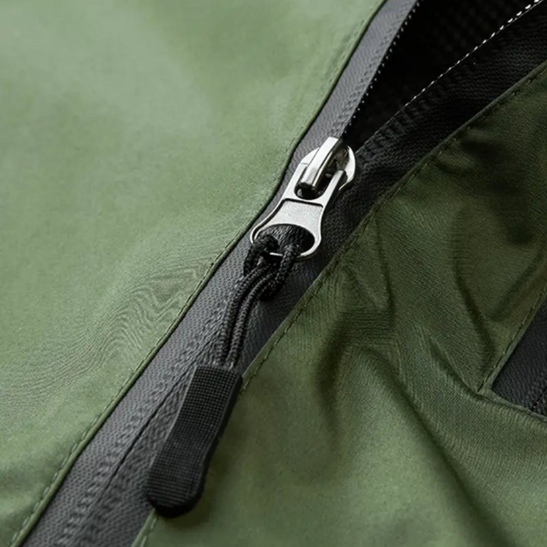 Kurtka męska z kapturem | Model outdoorowy z zamkiem