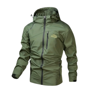 Kurtka męska z kapturem | Model outdoorowy z zamkiem