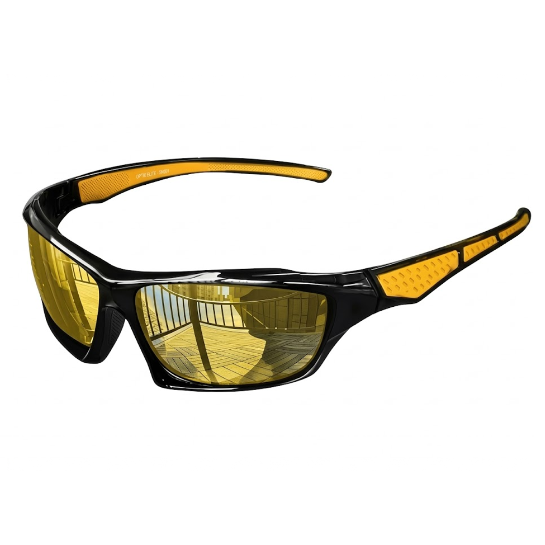 Okulary polaryzacyjne sportowe UV400 – soczewki HD – wędkarstwo i rower