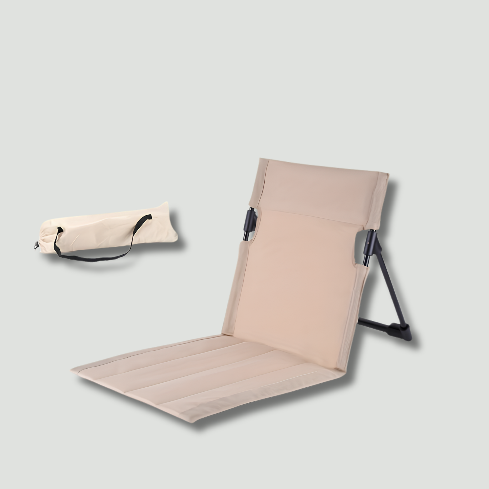 Ultralekkie Aluminiowe Składane Krzesło Kempingowe – Przenośny Fotel Księżycowy na Plażę i Outdoor