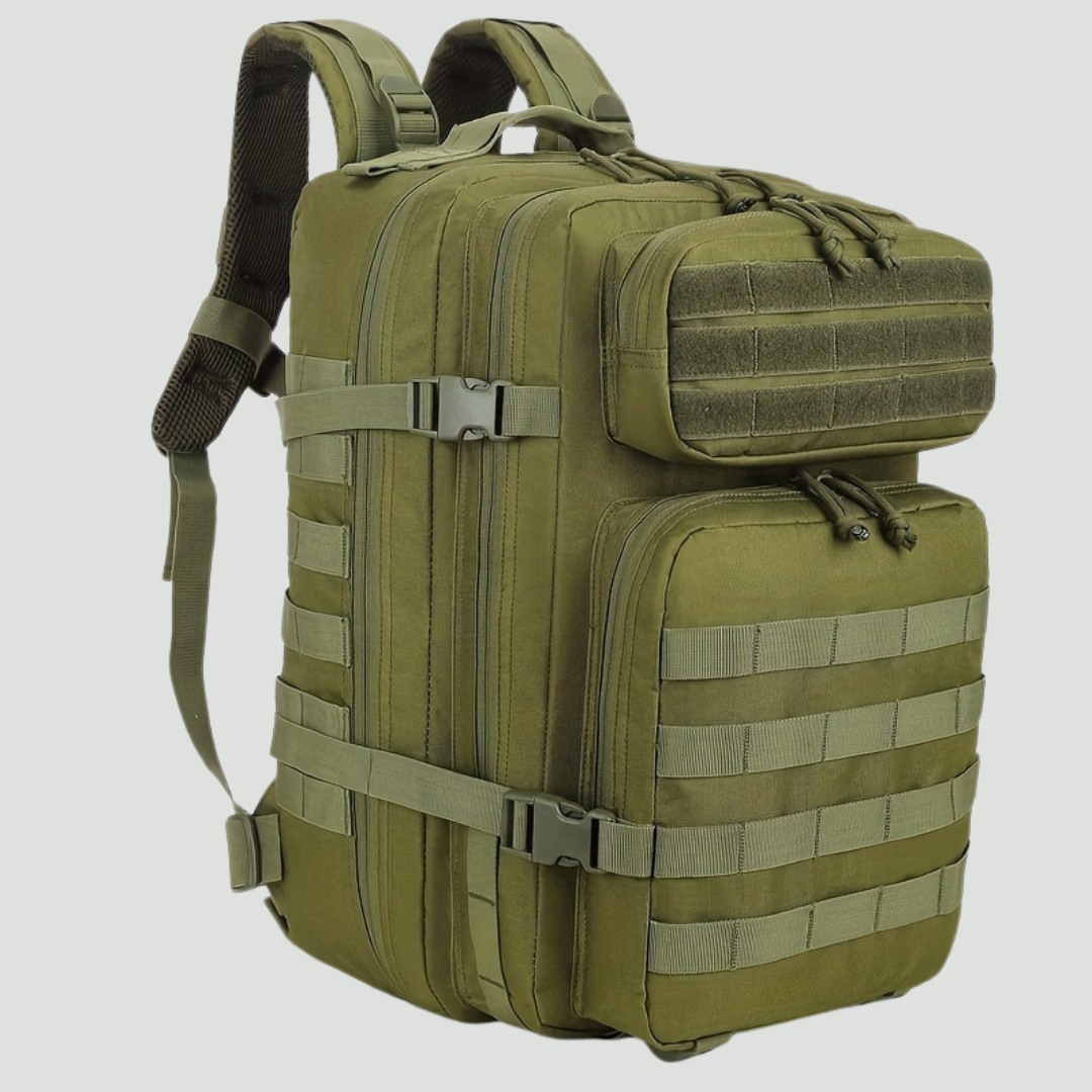 Plecak outdoorowy 45L – pojemny model w stylu MOLLE do trekkingu i biwakowania