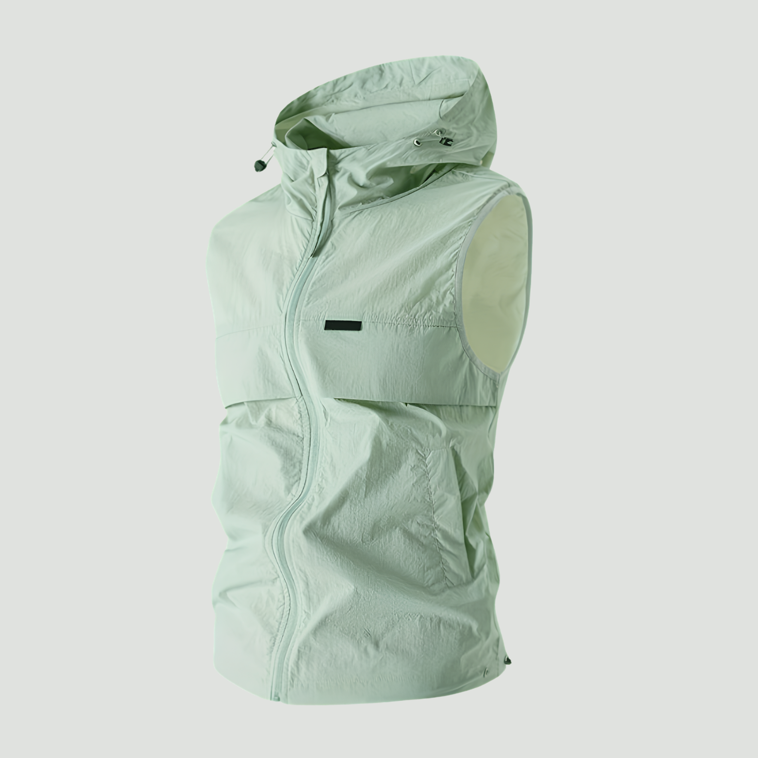 Kamizelka wędkarska męska z kapturem – lekka, letnia – outdoor i trekking