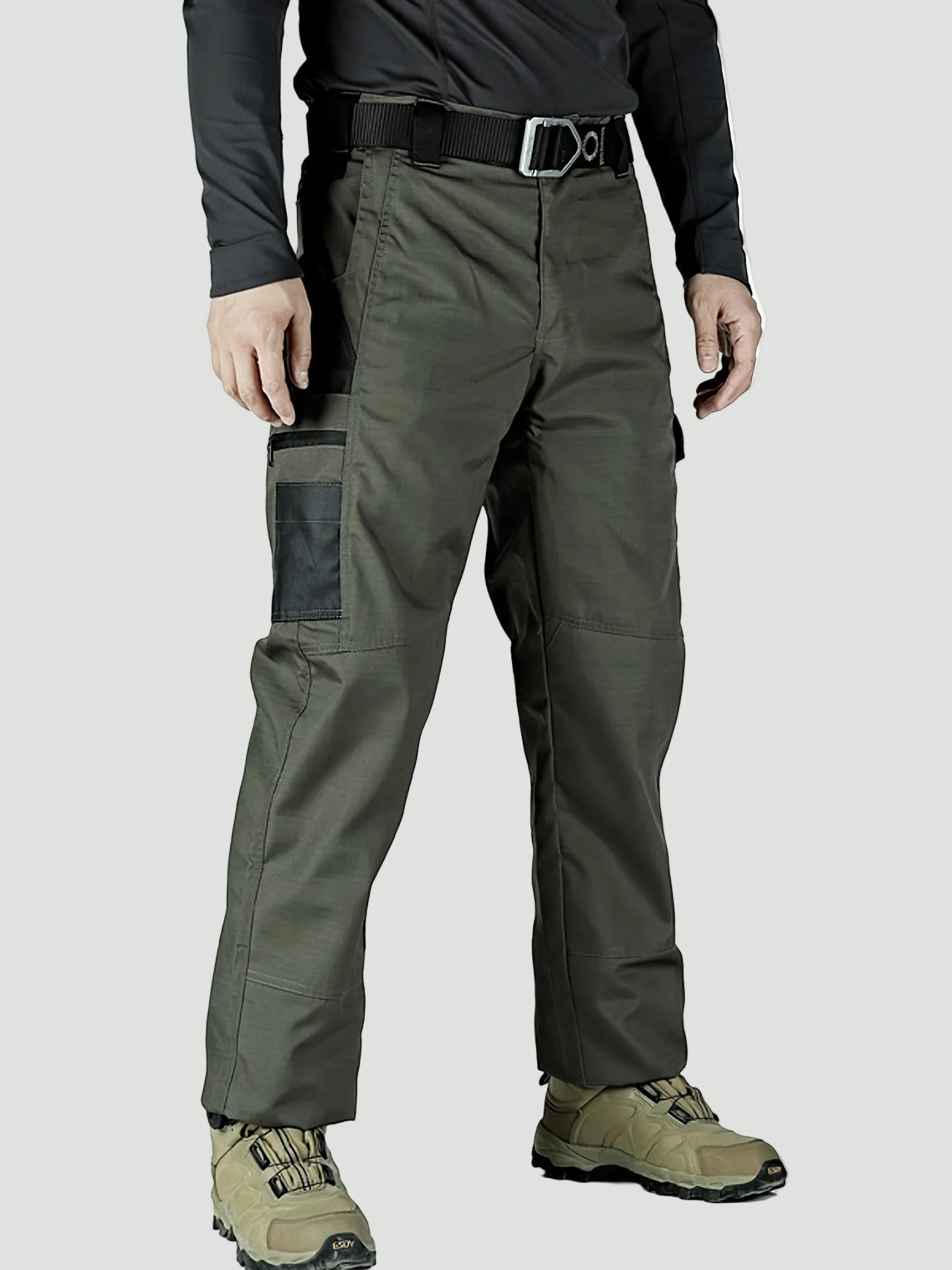 Męskie spodnie taktyczne cargo – wytrzymały, użytkowy design do zastosowań outdoorowych