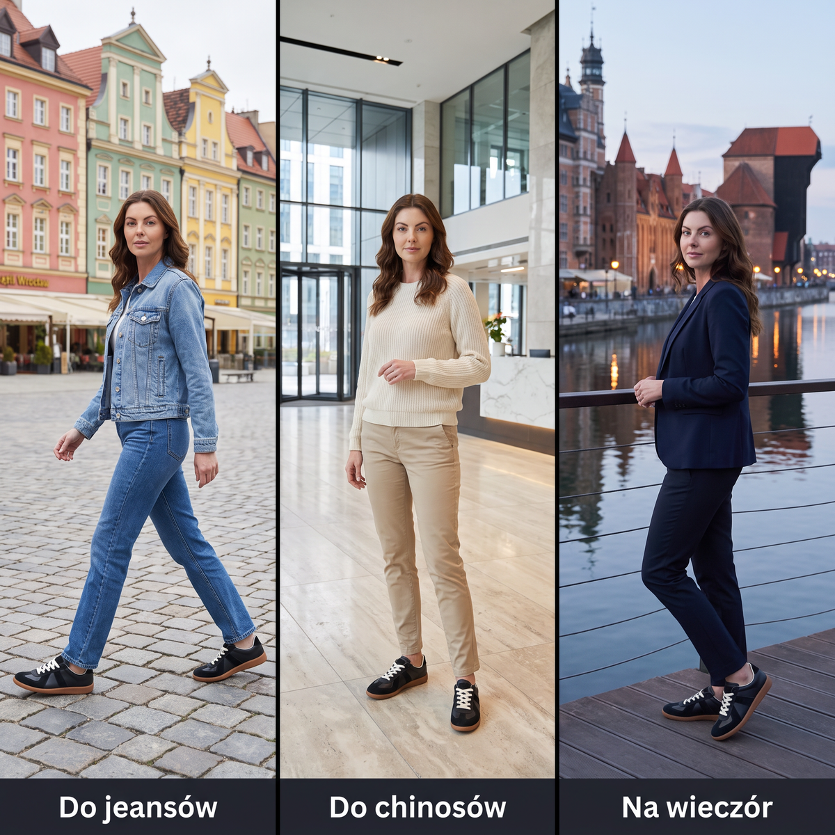 Sneakersy retro do jeansów, do chinosów i na wieczór