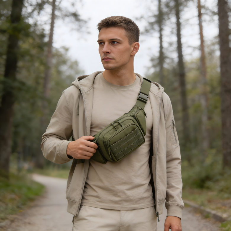 Męska torba taktyczna EDC – kompaktowy model na codzienne użytkowanie