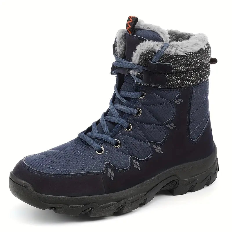 Buty zimowe męskie | Model sznurowany do codziennego użytku