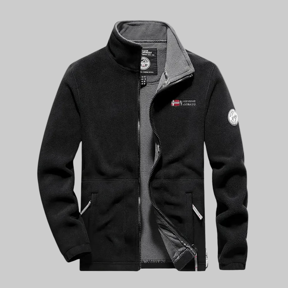 Kurtka polarowa outdoorowa – lekka warstwa pośrednia