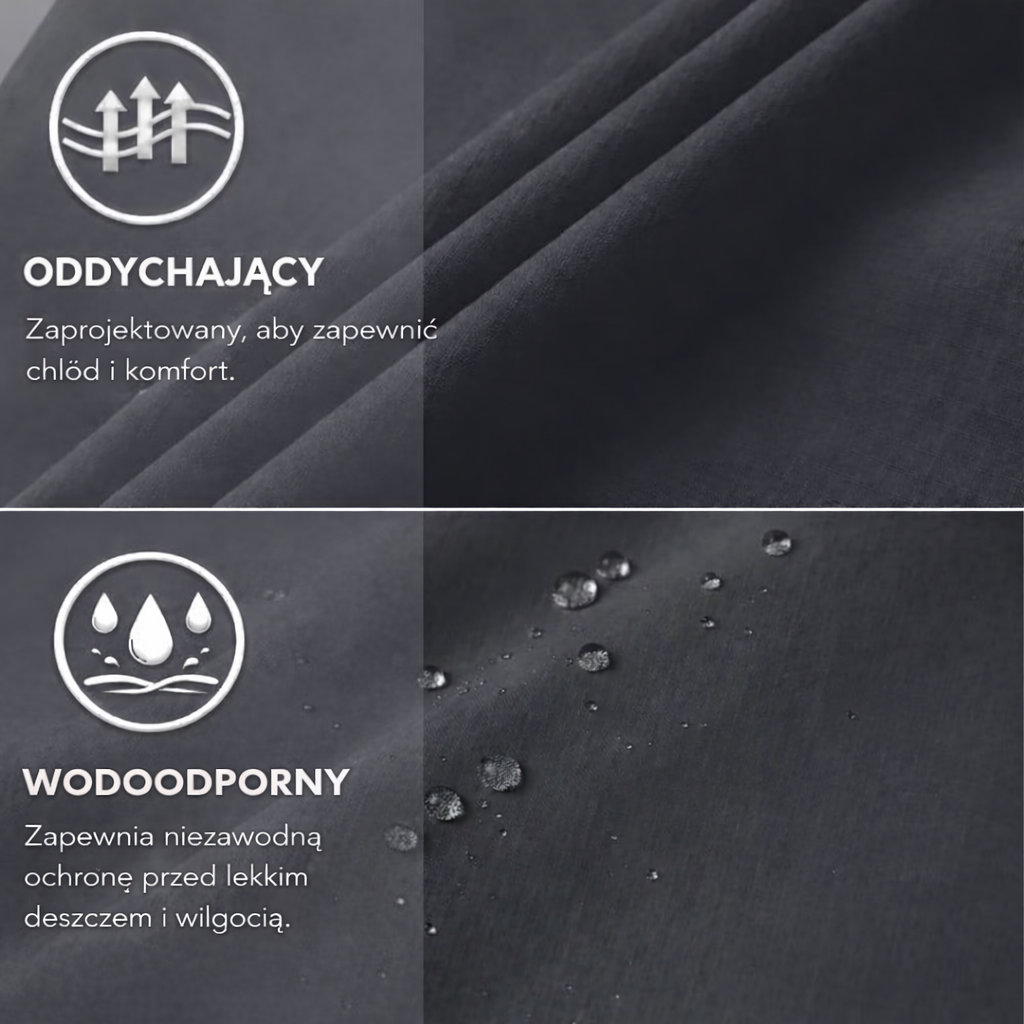 Outdoorowe szorty cargo – długość do kolan z regulowanym dopasowaniem