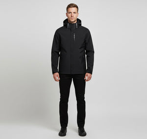 Męska kurtka softshellowa | Model z zamkiem do użytku outdoorowego
