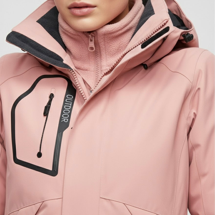 Zestaw zimowy damski | Dwuczęściowy komplet outdoorowy