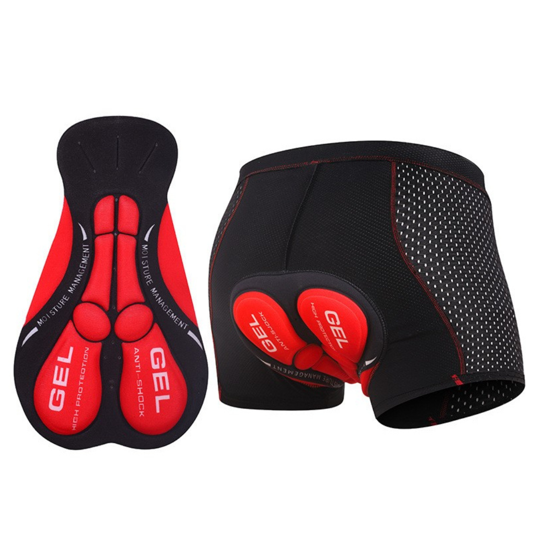 Spodenki rowerowe z wkładką żelową | Dla kobiet i mężczyzn