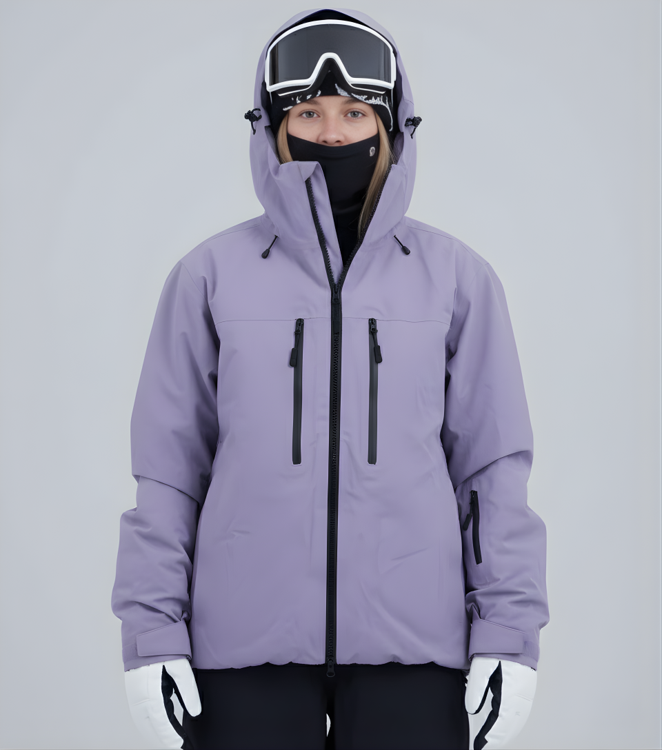 Kurtka narciarska z kapturem | Model unisex na zimę