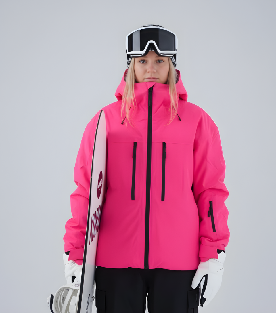 Kurtka narciarska z kapturem | Model unisex na zimę