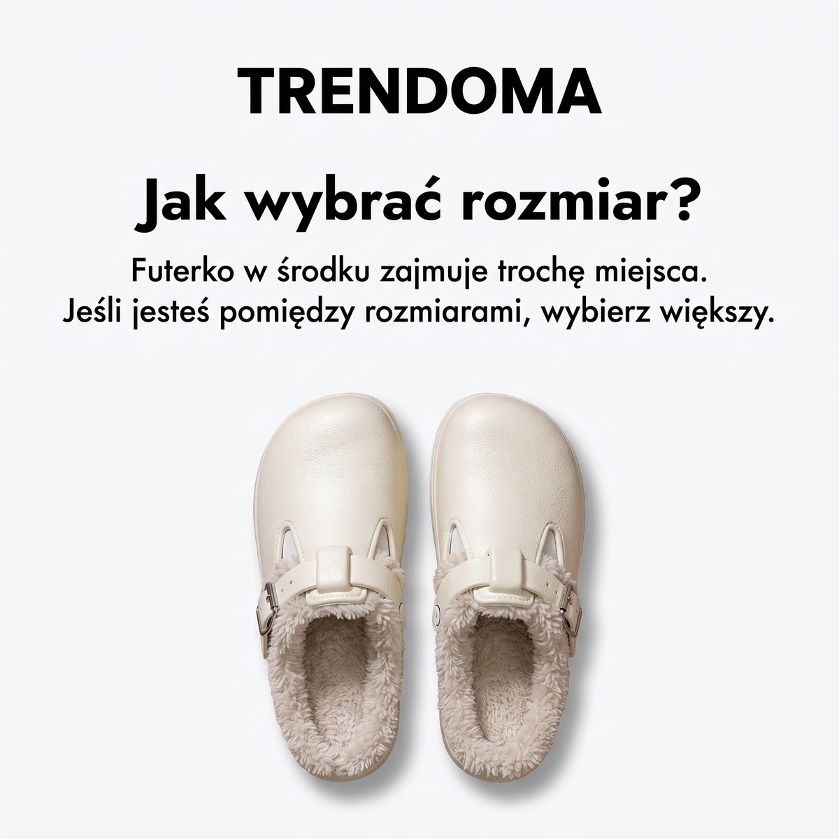 Jak wybrać rozmiar kapci