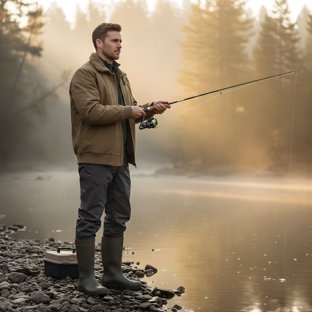 Męska wytrzymała kurtka outdoorowa – ocieplana warstwa na chłodniejsze warunki