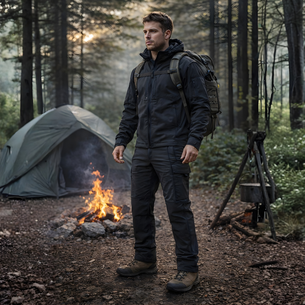 Męskie spodnie taktyczne cargo – wytrzymały, użytkowy design do zastosowań outdoorowych