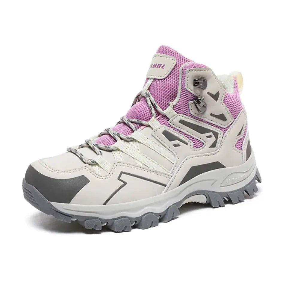 Wysokie buty trekkingowe damskie | Lekki model z dobrą przyczepnością