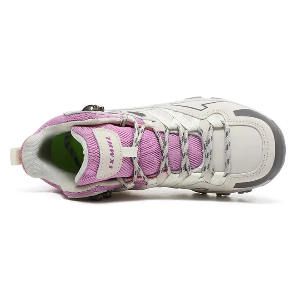 Wysokie buty trekkingowe damskie | Lekki model z dobrą przyczepnością