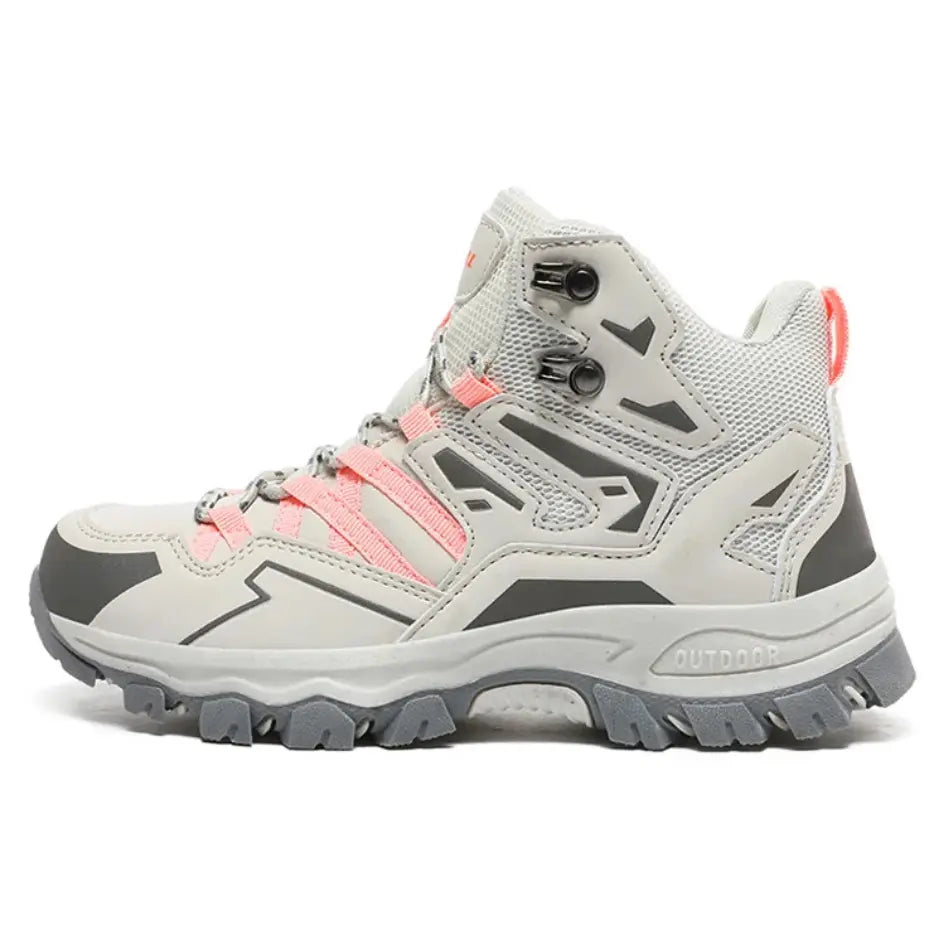 Wysokie buty trekkingowe damskie | Lekki model z dobrą przyczepnością