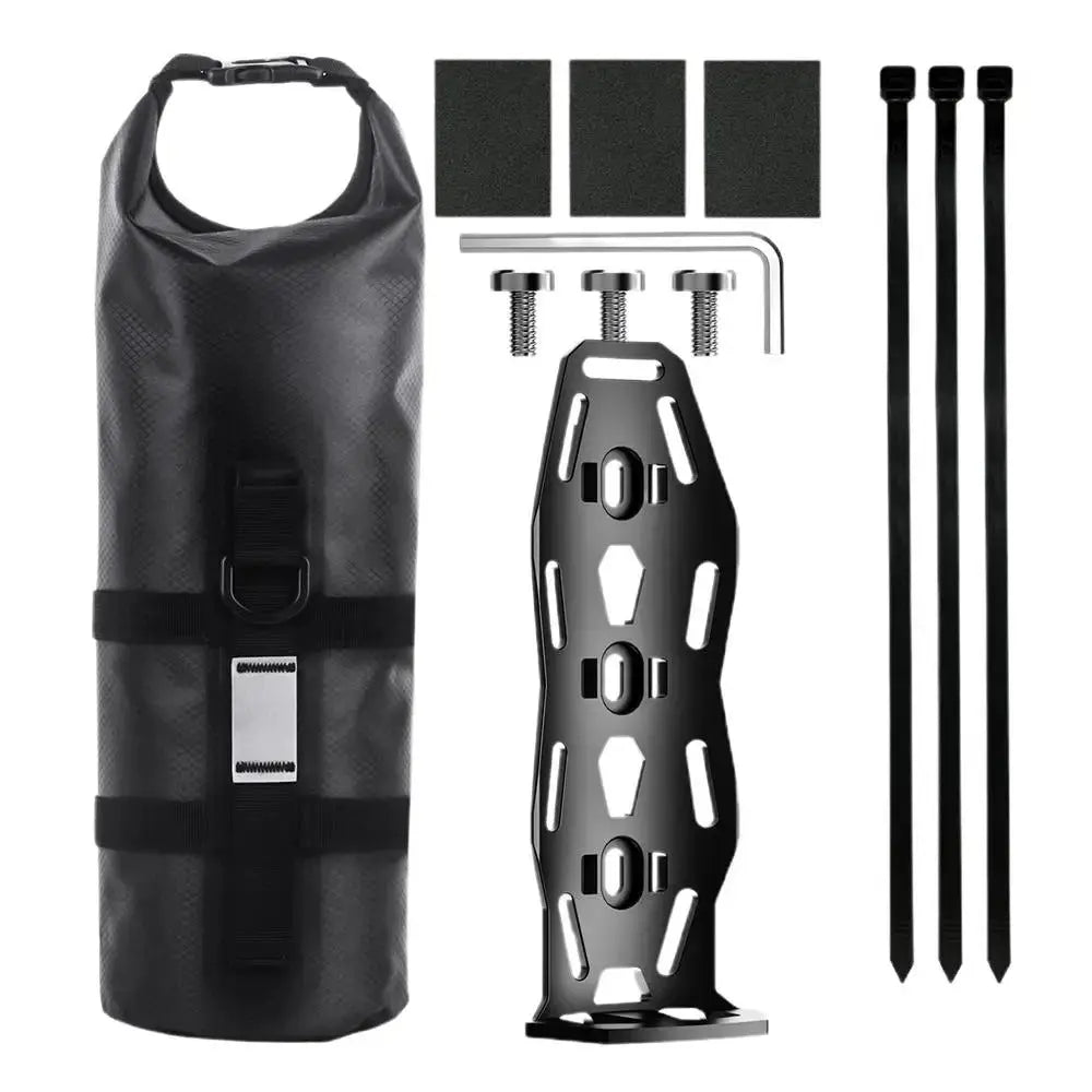 Sakwy rowerowe na widelec | Wodoodporne torby na długie trasy