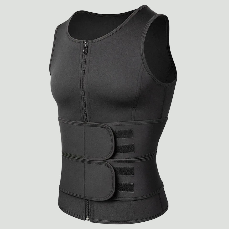 Męska kamizelka treningowa kompresyjna – lekka warstwa dopasowana