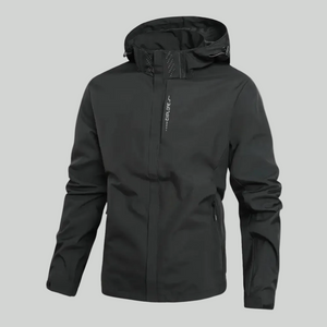 Lekka kurtka outdoorowa unisex – model wiatroodporny z kapturem