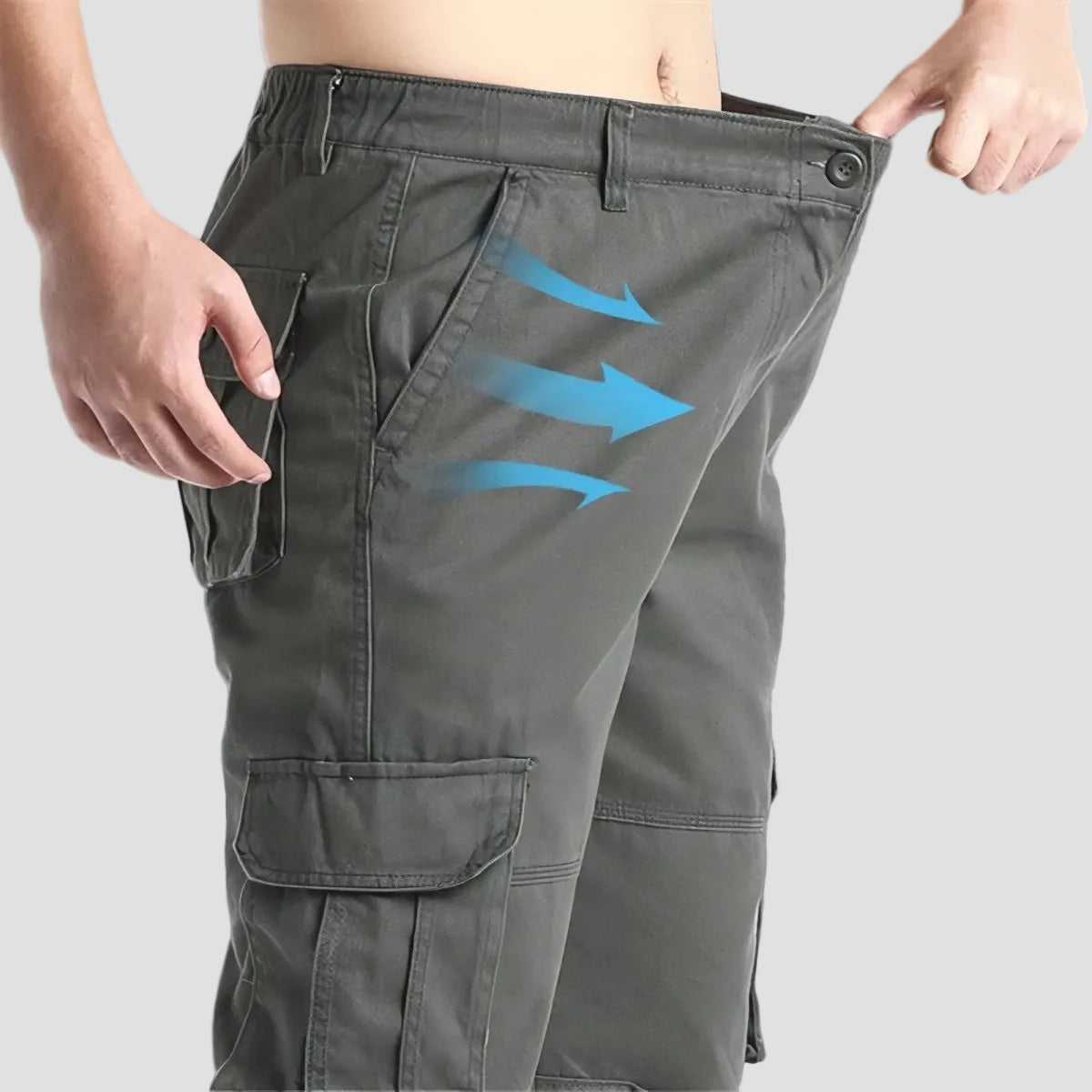 Oddychające spodnie trekkingowe – design z kieszeniami cargo do użytku outdoorowego