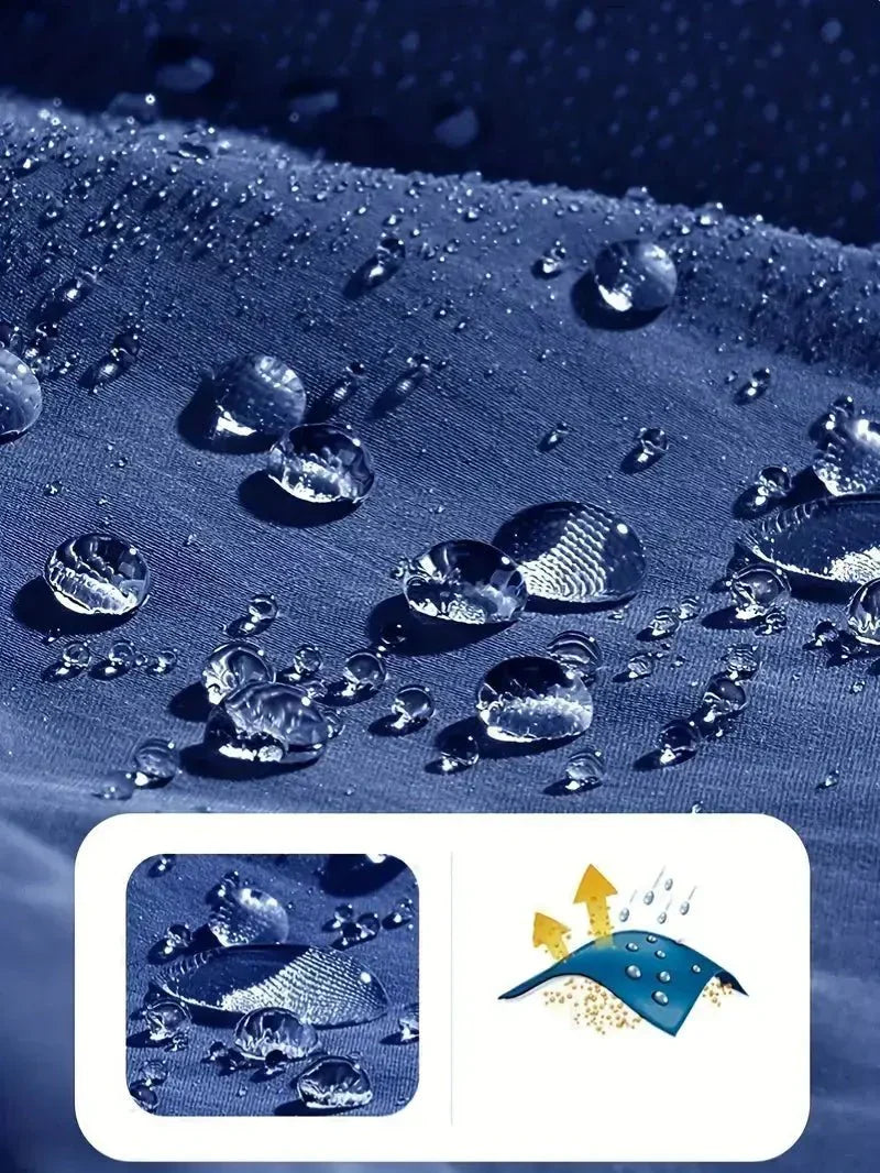 Lekka kurtka outdoorowa unisex – model wiatroodporny z kapturem