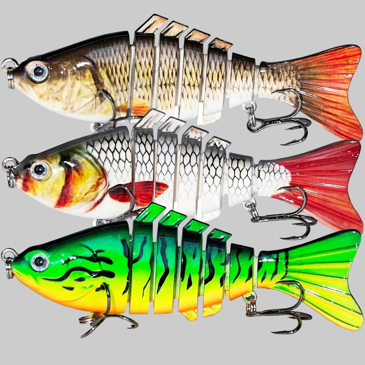 Wielosegmentowa przynęta swimbait – wolno tonąca do wód słodkich i słonych