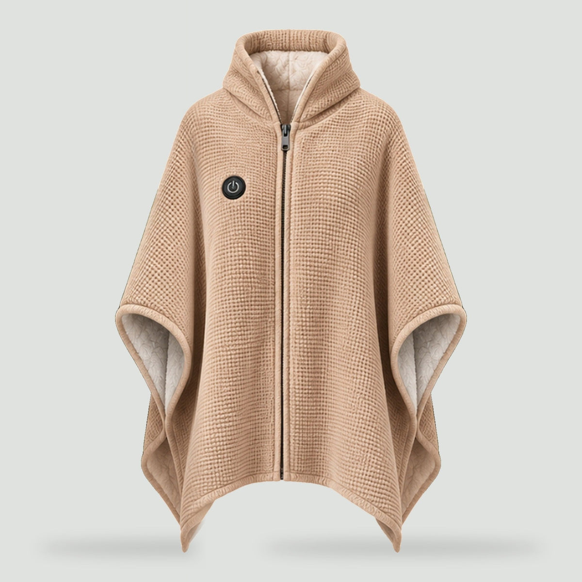Wearable heated blanket in Beige