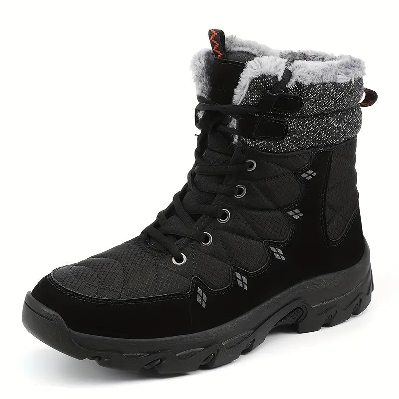 Buty zimowe męskie | Model sznurowany do codziennego użytku